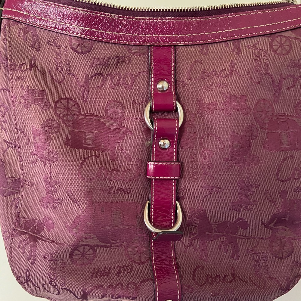 *SALE* Coach crossbody bag eggplant